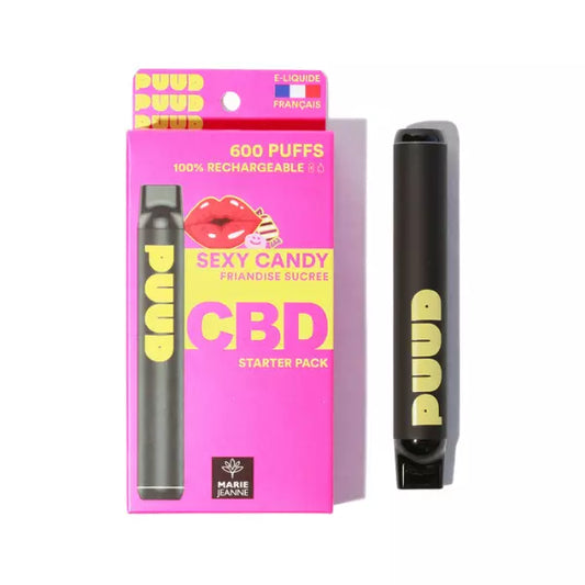 PUUD Rechargeable 600 Puffs Sexy Candy 100mg CBD