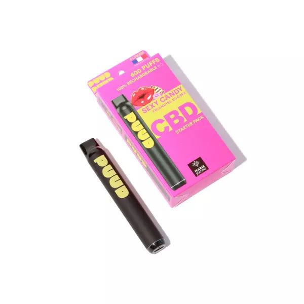 PUUD Rechargeable 600 Puffs Sexy Candy 100mg CBD